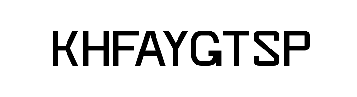 KH Faygt SP  免费字体下载