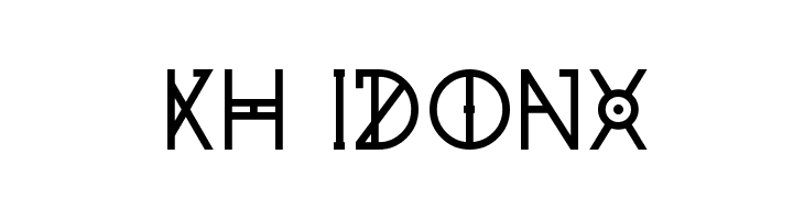 KH Idonx  免费字体下载