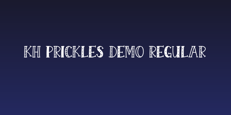 KH Prickles Demo Regular Social Header