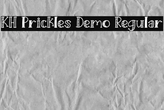 KH Prickles Demo Regular Polices examples