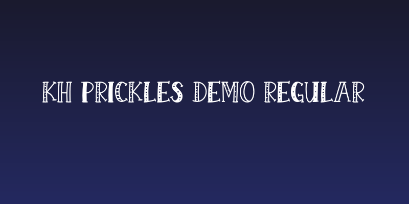 KH Prickles Demo Regular Social Header