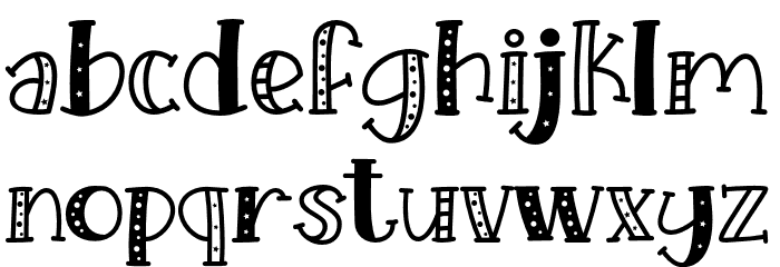 KH Prickles Demo Regular Font LOWERCASE