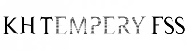 KH Tempery FSS  Fuentes Gratis Descargar