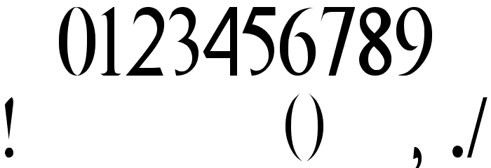 KH Tempery FSS Font OTHER CHARS
