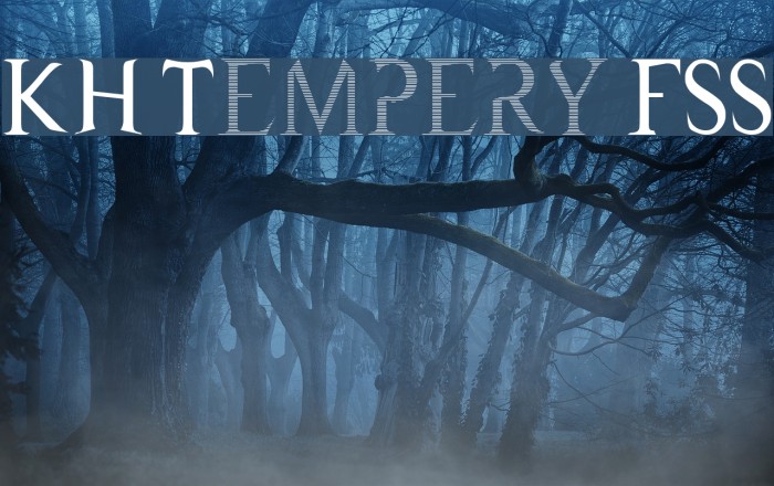 KH Tempery FSS Font examples