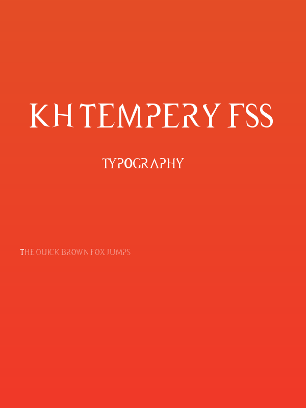 KH Tempery FSS Poster