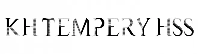 KH Tempery HSS  Free Fonts Download