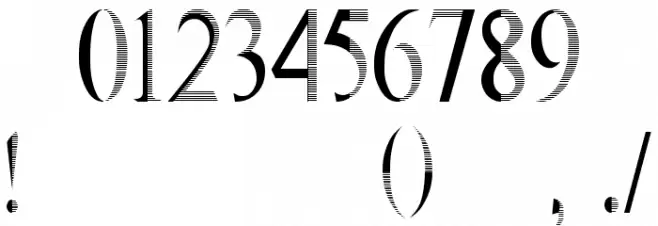 KH Tempery HSS Font OTHER CHARS