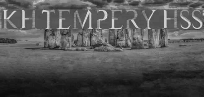 KH Tempery HSS Font examples