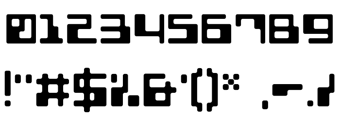 KHData Regular Font OTHER CHARS