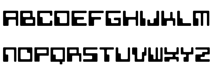 KHData Regular Font LOWERCASE