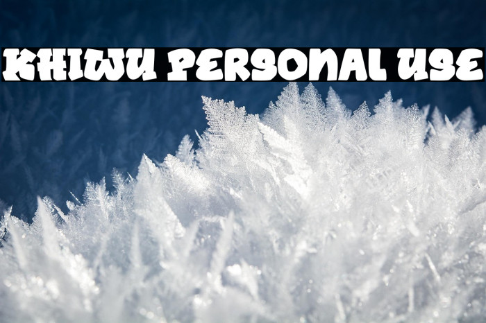 KHIWU Personal Use Example 1
