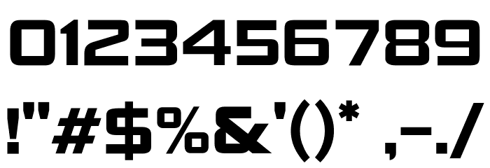 KHMenu Bold Font OTHER CHARS
