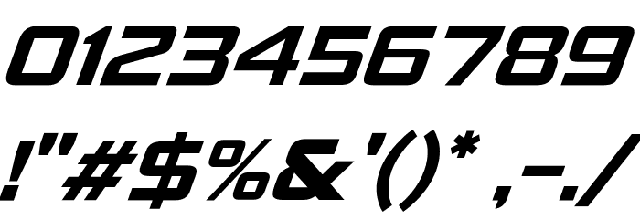 KHMenu BoldItalic Font OTHER CHARS