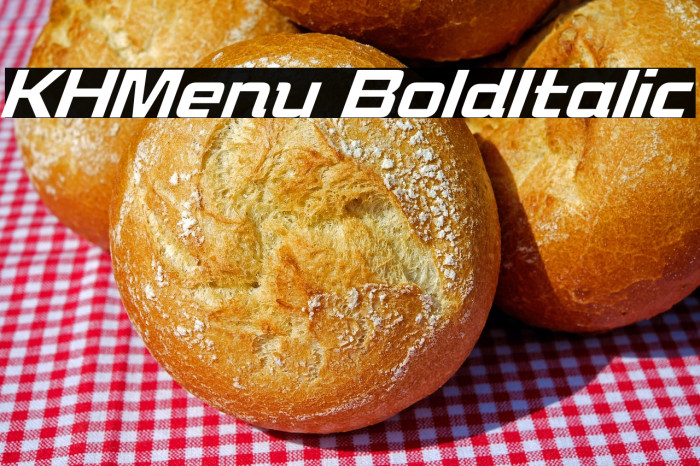 KHMenu BoldItalic Example 1