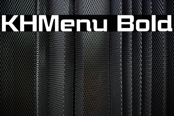 KHMenu Bold Example 2