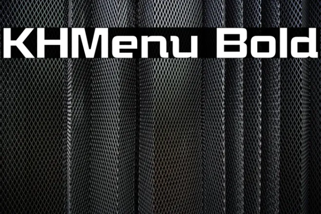 KHMenu Bold Example 2