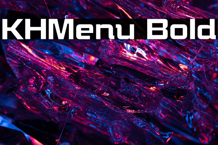 KHMenu Bold Example 3