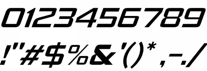 KHMenu Italic Font OTHER CHARS