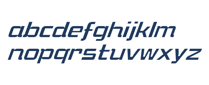 KHMenu Italic Lowercase