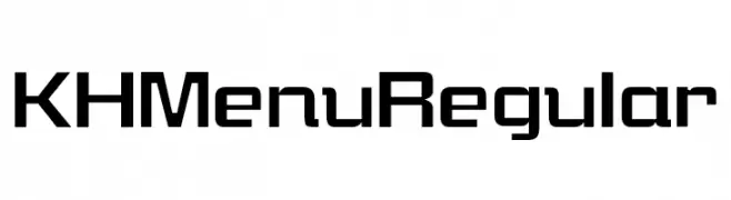 KHMenu Regular  Free Fonts Download