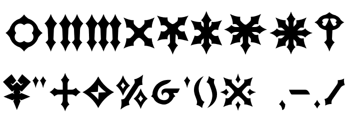 KHScala Regular Font OTHER CHARS