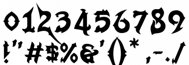 KHTitle Regular Font OTHER CHARS