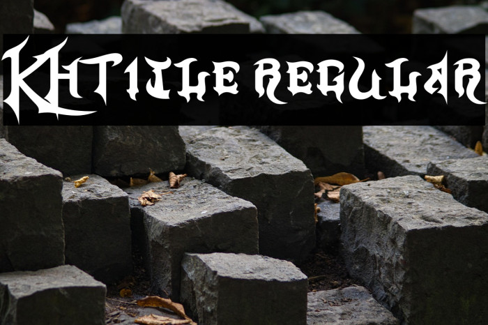 KHTitle Regular Example 3