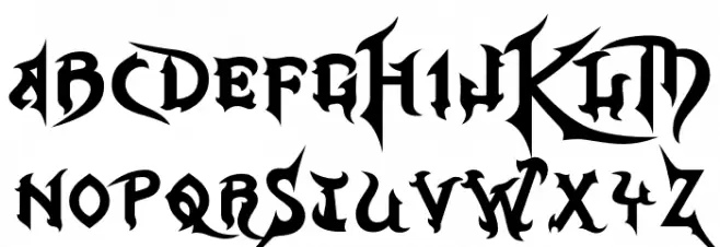 KHTitle Regular Font Litere mici