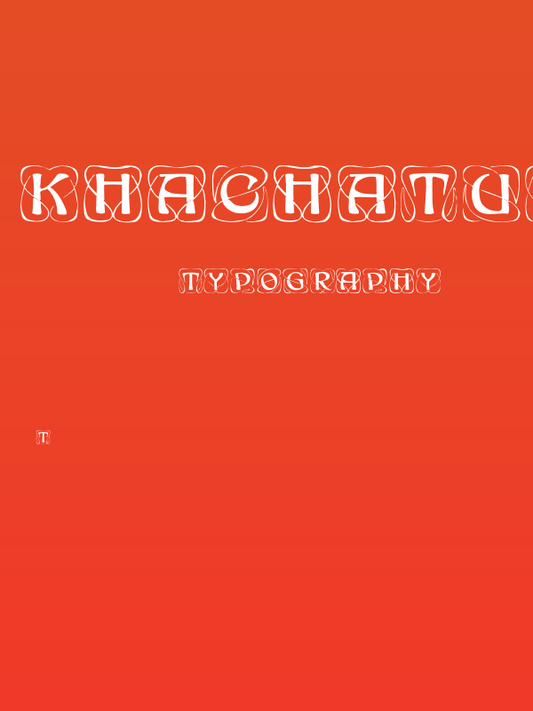 KhachaturianCaps Poster