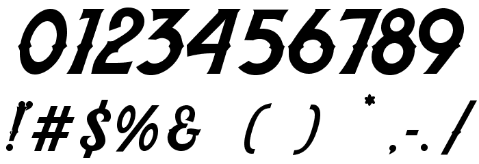Khadija Spurs 1 Font OTHER CHARS