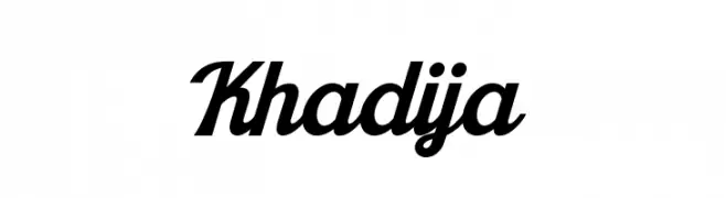 Khadija  baixar fontes gratis