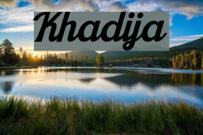 Khadija Example 1