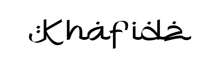 Khafidz  Скачать бесплатные шрифты