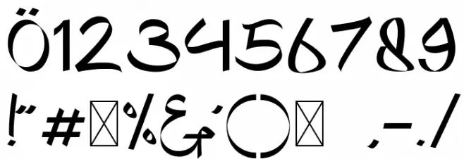 Khafidz Font OTHER CHARS