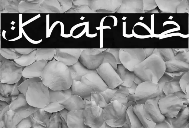 Khafidz Font examples