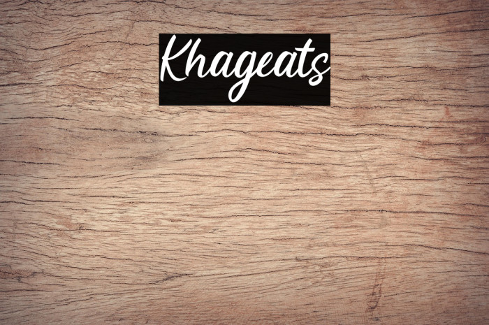 Khageats Example 2