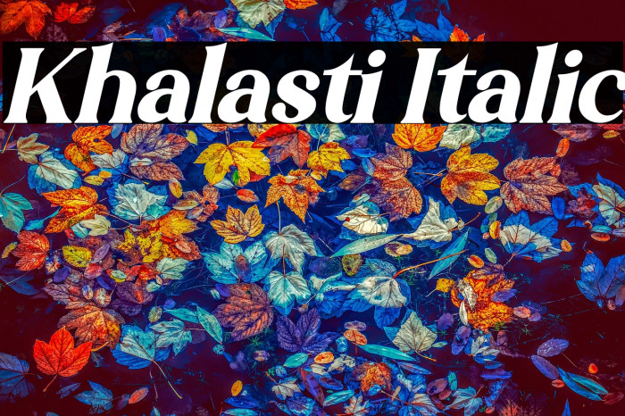 Khalasti Italic Example 1