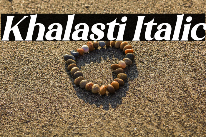 Khalasti Italic Example 2
