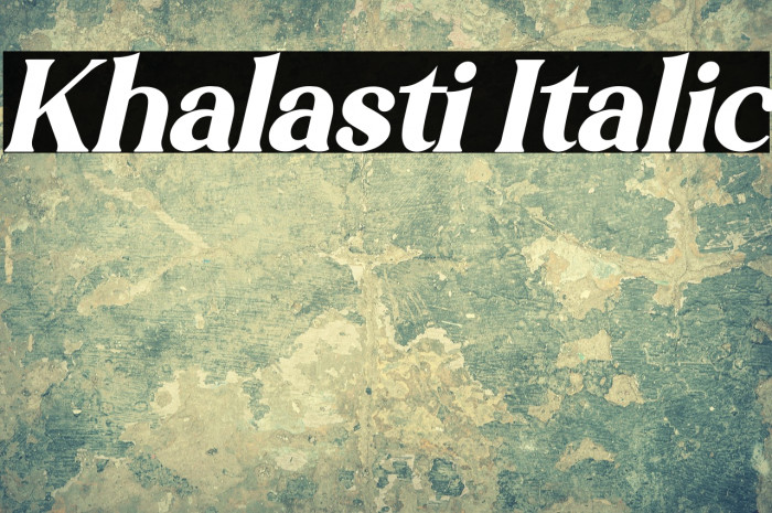Khalasti Italic Example 3