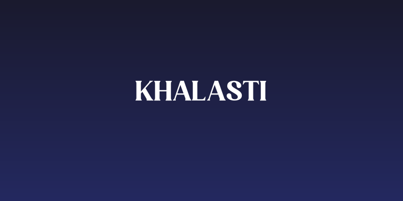 Khalasti Social Header