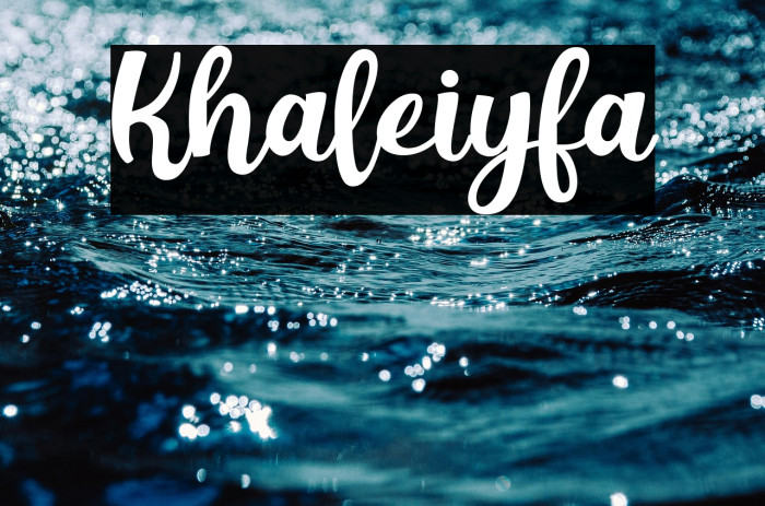 Khaleiyfa Example 3