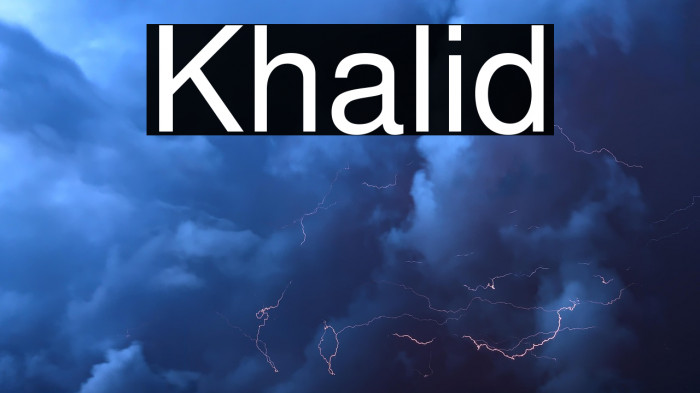 Khalid Example 3