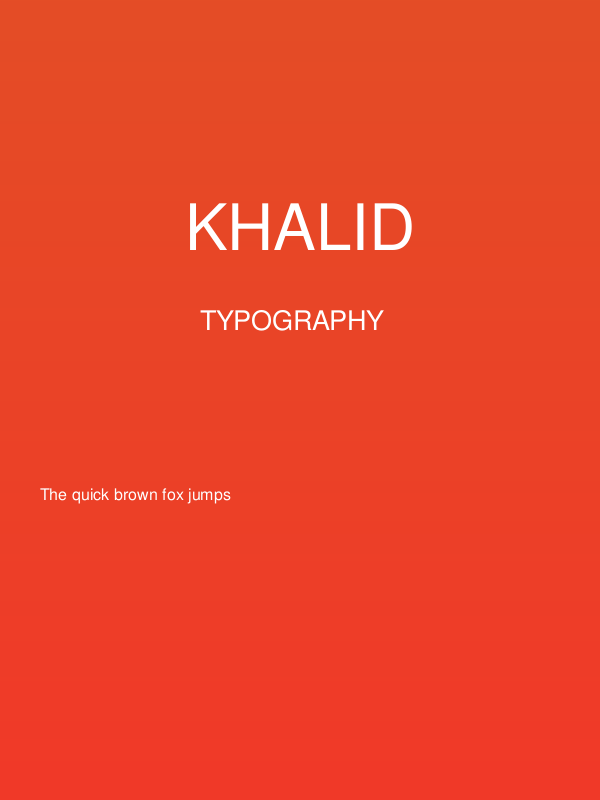 Khalid Poster
