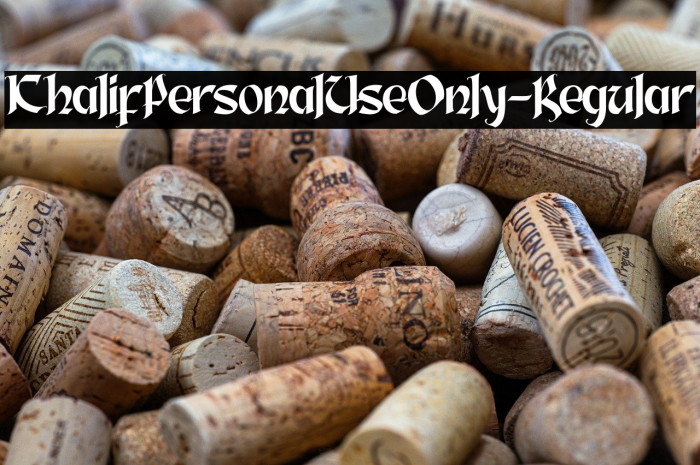 KhalifPersonalUseOnly-Regular Example 3