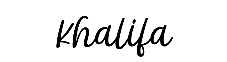 Khalifa  Free Fonts Download