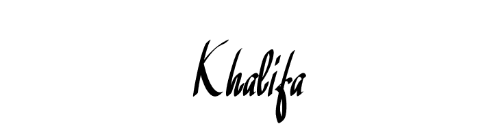 Khalifa  Free Fonts Download