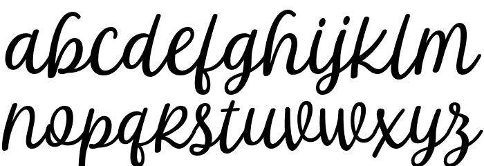 Khalifa Font LOWERCASE