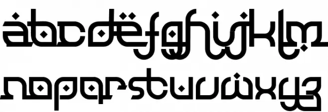 Khalifah फ़ॉन्ट लोअरकेस