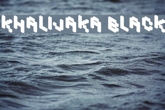 Khalijaka Black Font examples